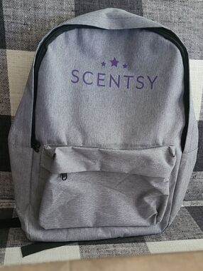 Scentsy Gray Backpack, NEW